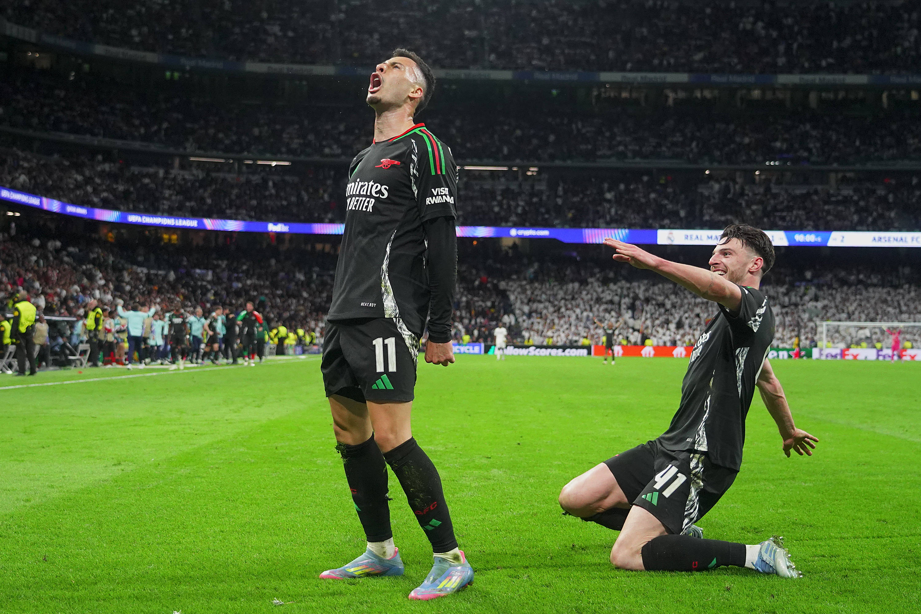 皇家马德里击败曼联，晋级欧冠四强